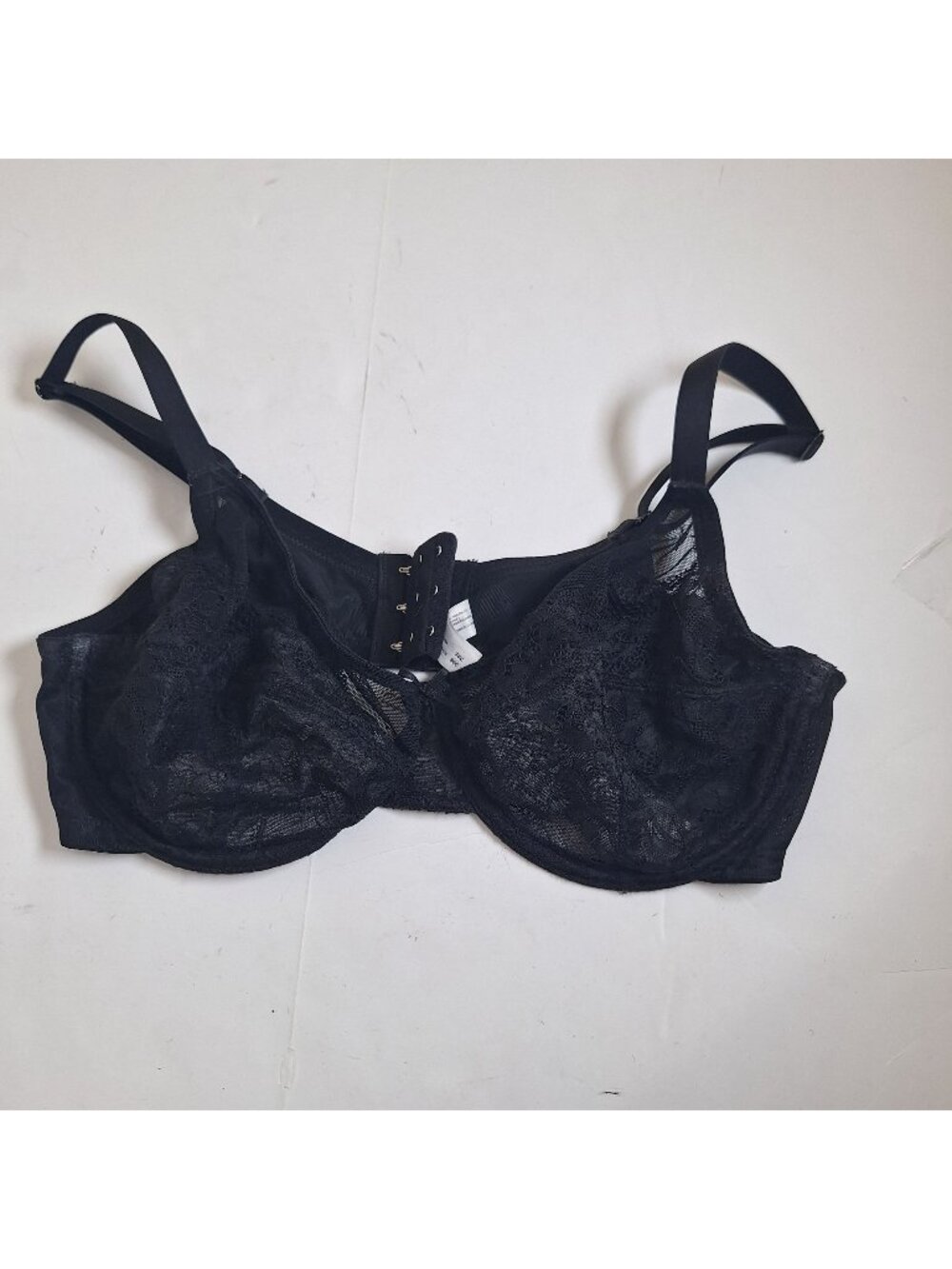 HSIA Black Lace Bra 36C